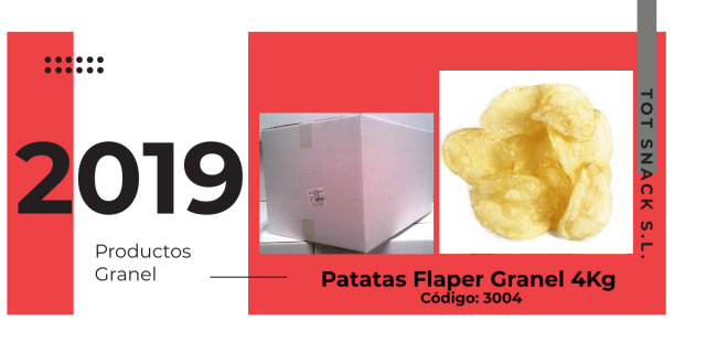 Patatas FLAPER x4 Kgs. sin sal.